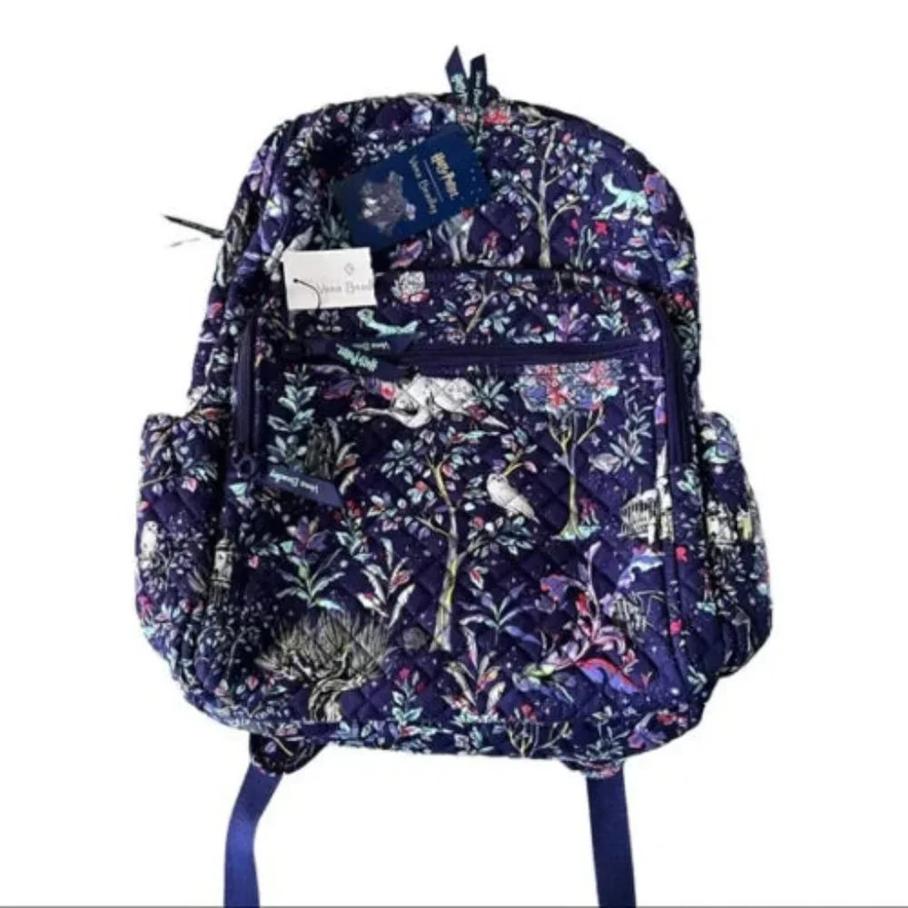 NEW With Tags Vera Bradley Harry Potter Forbidden Forest Laptop Campus Backpack - Picture 1 of 5